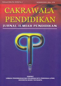 CAKRAWALA PENDIDIKAN : JURNAL ILMIAH PENDIDIKAN