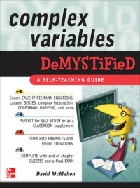 COMPLEX VARIABLES : A SELF-TEACHING GUIDE