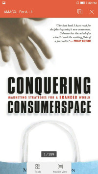 CONQUERING CONSUMERSPACE