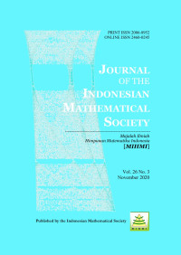 JOURNAL OF THE INDONESIAN MATHEMATICAL SOCIETY