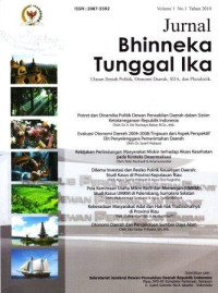 Image of JURNAL BHINNEKA TUNGGAL IKA: ULASAN, OTONOMI DAERAH, SDA, DAN PLURALISTIK