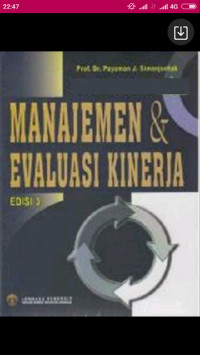 MANAJEMEN & EVALUASI KINERJA