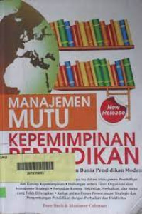 MANAJEMEN MUTU KEPEMIMPINAN PENDIDIKAN