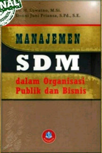 MANAJEMEN SDM DALAM ORGANISASI PUBLIK DAN BISNIS