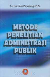 METODE PENELITIAN ADMINISTRASI PUBLIK