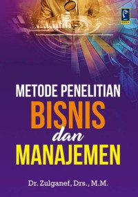 METODE PENELITIAN BISNIS DAN MANEJEMEN