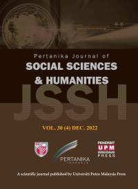 PERTANIKA JOURNAL OF SOCIAL SCIENCES & HUMANITIES