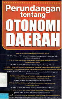 PERUNDANGAN TENTANG OTONOMI DAERAH