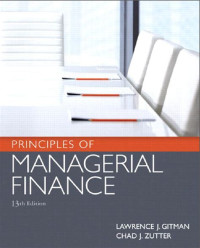 PRINCIPLES OF MANAGERIAL FINANCE THIRTEENTH EDITION